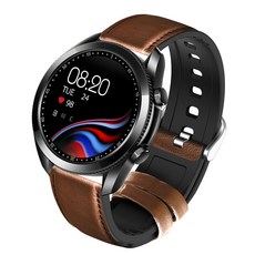 Duku 패션 스마트워치, Black Brown, UM90