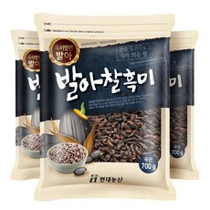 현대농산 국산 발아찰흑미 700g, 3개