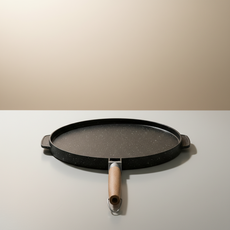 퀸센스 와이드 대형 그리들팬 36cm 캠핑용 구이팬 불판, 퀸센스 양면그릴팬