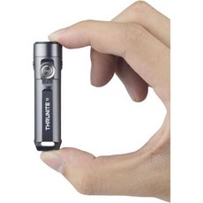 ThruNite Ti 키체인 650루멘 USB-C 충전 자석 미니 손전등 캠핑 EDC, 그레이 쿨 화이트