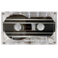 투명 오디오 테이프 90분 무라벨 카세트 공테이프 90분 5개