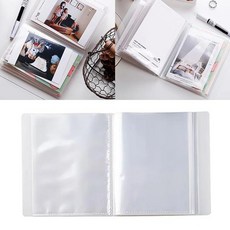 A6 정보 소책자 방수 4x6 투명 사진 앨범 40개 포켓 및 대용량