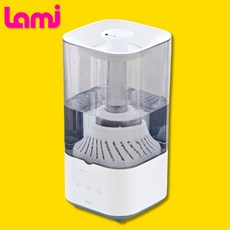 [대용량 4.5L] 라미 클린 초음파 가습기 LMUH-45WH 저소음 숙면가습 아기방 거실용 자동전원OFF 분리세척 간편형, 원컬러(화이트)