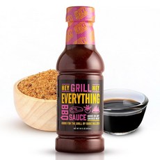 헤이 그릴 핫 허니 바비큐 소스 카이엔 고추 곁들인 매콤한 치킨 돼지고기 새우 등에 완벽 18단위온스, Everything