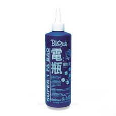 BG 黑珍珠電瓶專用補充液500ML 電瓶水 電瓶電解液 台灣製造 防止電瓶極版老化, 1個, SUPER-1 FA BAO