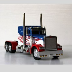 프라모델 키덜트 스케일 다이 캐스트 합금 미국 트레일러 헤드 모델 트럭 차량 성인 어린이 선물 컬렉션 디스플레이 장식 장난감 자동차, g를 입력, 1개