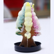 요소 결정 눈꽃나무 만들기 색칠 꾸미기 실습 교재 이해 방과후 늘봄 실험 돌봄, 1개