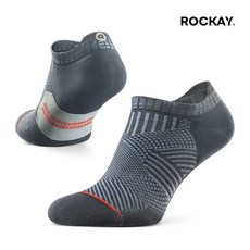 로케이 러닝삭스 엑셀러레이트 기능성 물집방지 압박 양말 런닝 아치 서포트, 블루오렌지, 1개