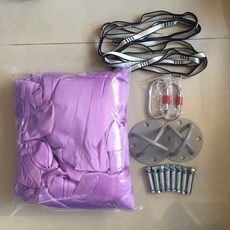 플라잉 요가 가정용 센터 공중 전문가용, 5m 라이트 퍼플, 1개