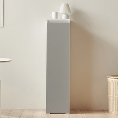 히트 다용도 틈새수납장 1200, 다크그레이