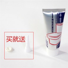 防水防霉玻璃膠 陶瓷密封膠 瓷磚填縫膠 馬桶安裝膠 衛浴結構膠 封邊膠, 1個, 安裝膠*1