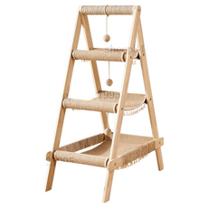 多功能貓爬架 貓玩具 貓抓板 貓跳台 貓窩 貓吊床 磨爪玩具, 貓爬架, 1個