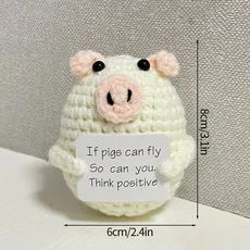 데스크 액세서리 긍정적 인 감자 크로 셰 뜨개질 책 끝 귀여운 사무실 액세서리 수제 짠 선물 테이블 장식, as picture show, 13 S38