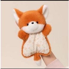 新品豆袋安撫玩偶小狐狸捏捏毛絨玩具治癒系小羊布娃娃聖誕節禮物, 1個, 豆袋狐狸:16cm【含金屬環掛扣】
