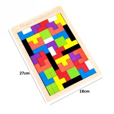 楨豐 俄羅斯方塊 拼圖積木 兒童益智玩具, 1個, 大+