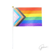 슬우네Pick 무지개 응원 깃발 응원막대