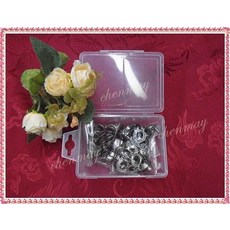 特價雞眼超值組合包/內含40組雞眼扣補充包及工具 收納盒, 1個, 外徑15mm(內徑8.5mm)