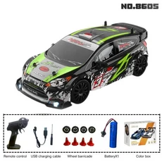 1 24 RC 드리프트 차량 머스탱 4WD 자동차 원격 제어 기능이 있는 경주용 자동차 선물 경쟁 경주용 어린이 장난감, 8605 A Color box, 장난감 등급