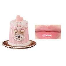 花知曉Flower Knows 甜心小熊唇凍 不沾杯成膜 小紅書推薦, JE04緞帶粉（清透芭樂粉）, 1個