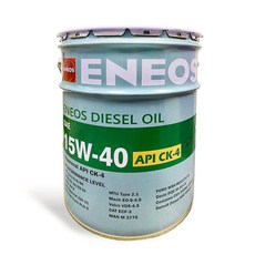 ENEOS 柴油引擎潤滑油 15W40 API CK-4 重負荷 重型 20L, 1個