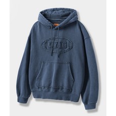 브랜드정품 디미트리 블랙 VLAD 컷오프 아플리케 후드 티셔츠_네이비 346049
