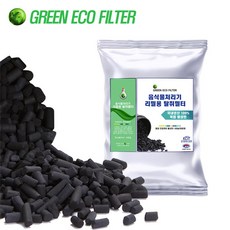 [호환]에코체 음식물처리기 리필 활성탄 지퍼팩타입 920G 대용량 1개