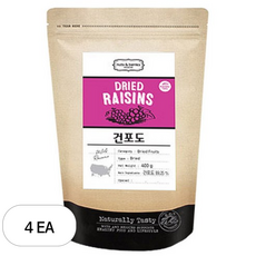 넛츠앤베리스 건포도, 400g, 4개