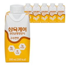 삼육케어 완전균형영양식 구수한맛, 200ml, 6개