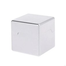 포켓 당구 큐 초크 홀더 알루미늄 휴대용 미니 큐 팁 초크 풀 찰 주황색 GD 1개, 은 × 은 × 1개