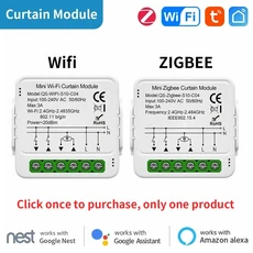 TNCE 투야 스위치 라이트 커튼 커튼 조광기 와이파이 지그비 스마트 DIY 미니 소형 모듈 양방향 컨트롤러