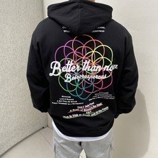 BetteR tHAN Now Barrel Dannow 中性酷玩印花連帽衫