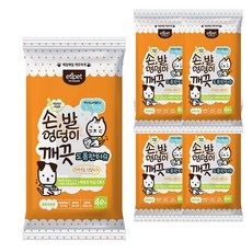 에티펫 손 발 엉덩이 깨끗 도톰한 티슈, 40개입, 5개