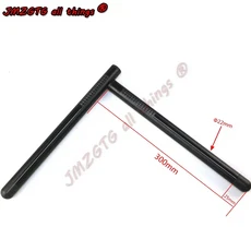 오토바이 범용 22MM 레이싱 CNC 클립 온 핸들 바 소용돌이 교체, 300mm-Gold