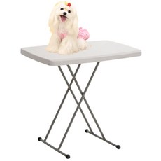 애견 셀프미용 목욕 접이식 테이블 강아지 거치대 책상 최대높이 61cm, 1개, one color