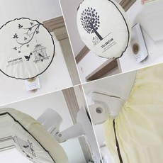 선풍기 보관 벽걸이형 커버, 트로이