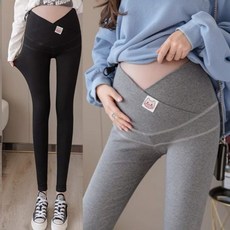 티류으스 여성 봄여름 임산부 탄력복대 레깅스 빅사이즈 편안한 임신복 WY(1)