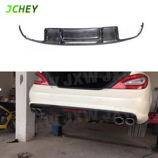 카본 파이버 리어 립 디퓨저 벤츠 CLS W218 CLS300 CLS350 AMG 12-17년 호환, 기본 범퍼 FRP