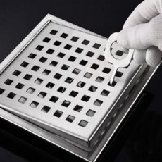 유가고리 GONGSIN 육가 욕실 트렌치 뚜껑 하수구 고리, 1개