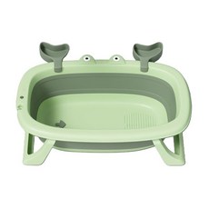 테오 반려동물 접이식 욕조, 그린, 1개