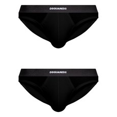 디스퀘어드2 로고 자카드 팬티