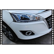 【車王汽車精品百貨】納智捷 Luxgen U6 前霧眉框 霧燈框 裝飾框, 1個