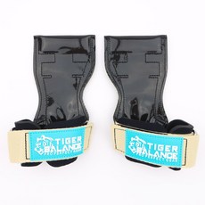 타이거밸런스 헬스 스트랩 리프팅 그립, 아이보리 스트랩 + 로고 민트, 1세트