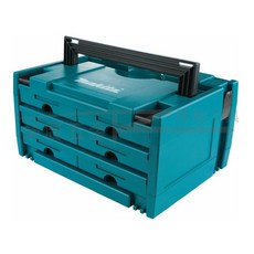 【榮展五金】牧田 Makita 6格抽屜手提工具箱 396*296*210mm 堆疊工具箱 收納, 1個, P-84333工具箱(一個)