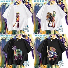 台灣出貨海 外山海經衣服 tungtungsahur 木棍人短袖 抽象卡通T恤 夏季童裝 兒童純棉短袖 兒童上衣 BE