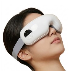 라비오 무선 온열 진동 눈마사지기, 화이트, CS20D