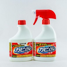 日本第一石鹼 浴室除菌除霉噴霧 清潔劑 400ml, 1個, 補充罐