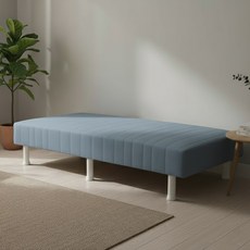 미코퍼니처 CL라텍스 단면 매트리스 침대, 블루