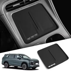 체리 티고 8 플러스 / 풀윈 2025용 좌측 러더 미끄럼 방지 패드 실리콘 센터 콘솔 무선 충전기 내부 액세서, 01 SPAD Black