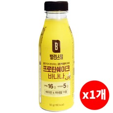 바나나맛 프로틴 16g 단백질 보충, 1개, 50g