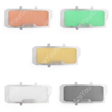 ER6N/F 2012-2016 Kawasaki 不鏽鋼水箱護網 Guard-343, 橘色, 1個